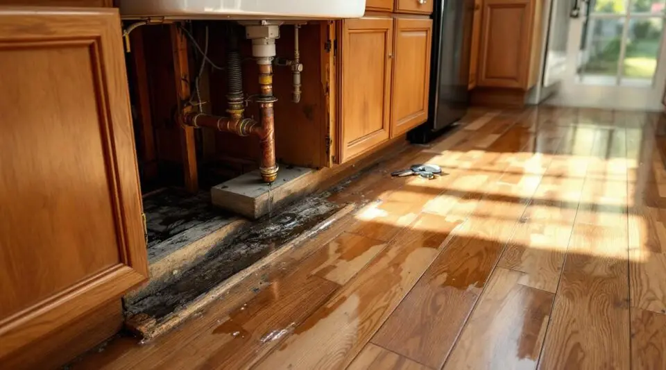 Kitchen Leak Damage Repair Vancouver