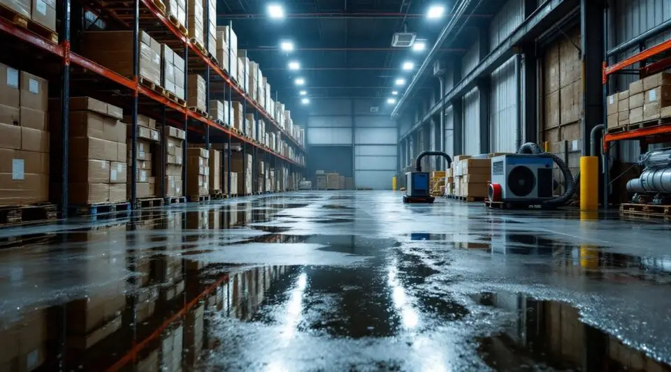 Warehouse Water Damage Cleanup Vancouver